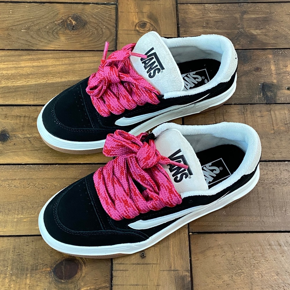 Vans Hylane Y2K Skate Sneakers Black Pink White Gum Sole Womens 8 Mens 6.5